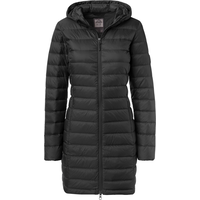 McKINLEY Women's Wells Long Winter Jacket, Long, Insulated Synthetic, Hooded, Breathable Front_Flat