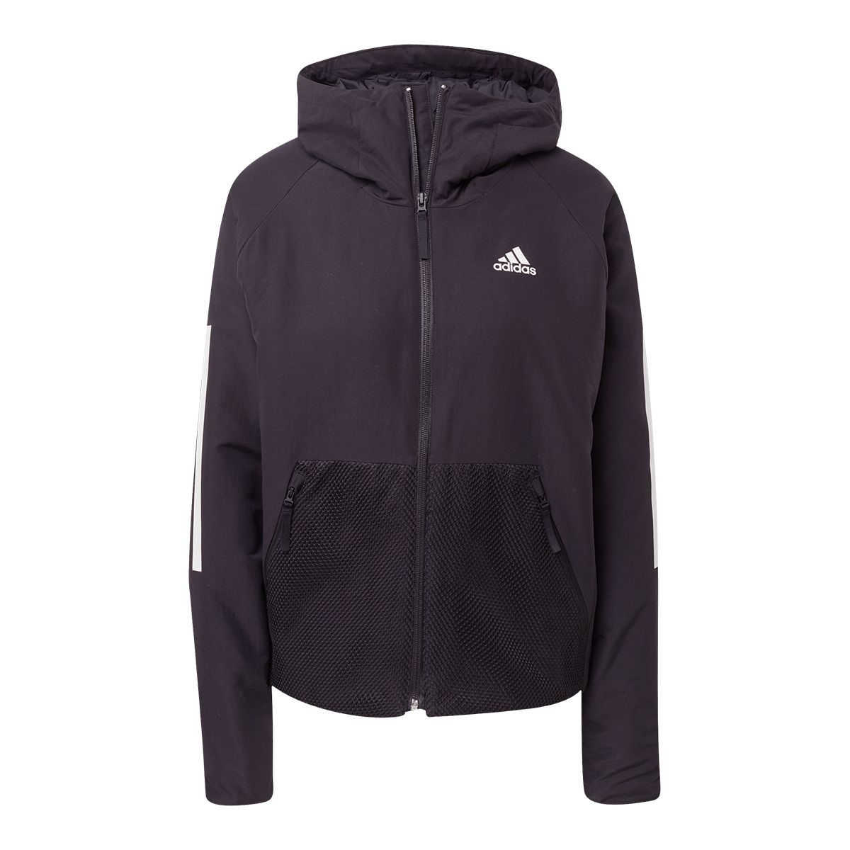 adidas Women s BTS 3 Stripes Hooded Jacket SportChek