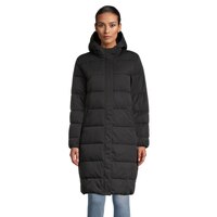 Ripzone Women's Luna Extended Winter Jacket, Long, Insulated Synthetic, Hooded, Waterproof Front_Flat