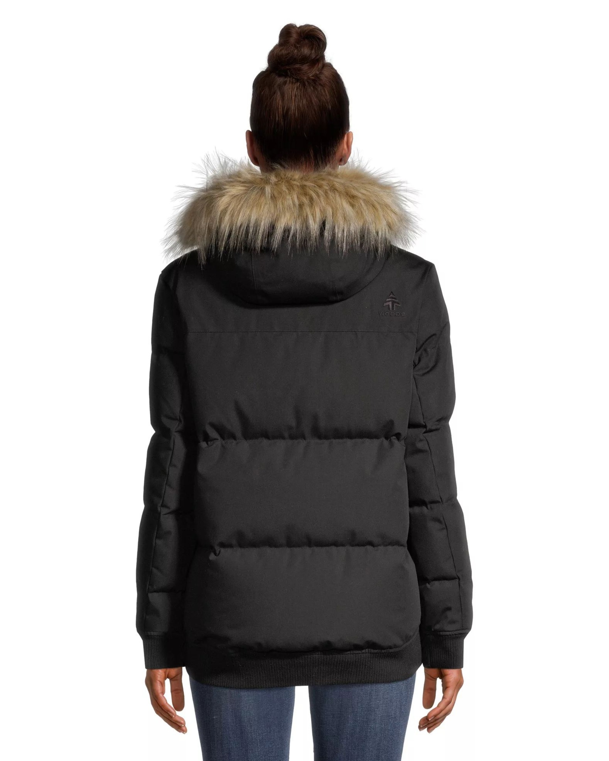 Woods Women's Worthington Bomber Winter Jacket, Long, Insulated, Hooded