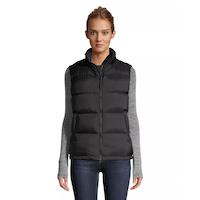 Woods Women's Warwick Vest, Puffer, Winter Front_Flat