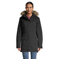 Woods Women's Smythe Stretch Winter Parka/Jacket, Long, Insulated Down, Hooded, Waterproof Front_Flat
