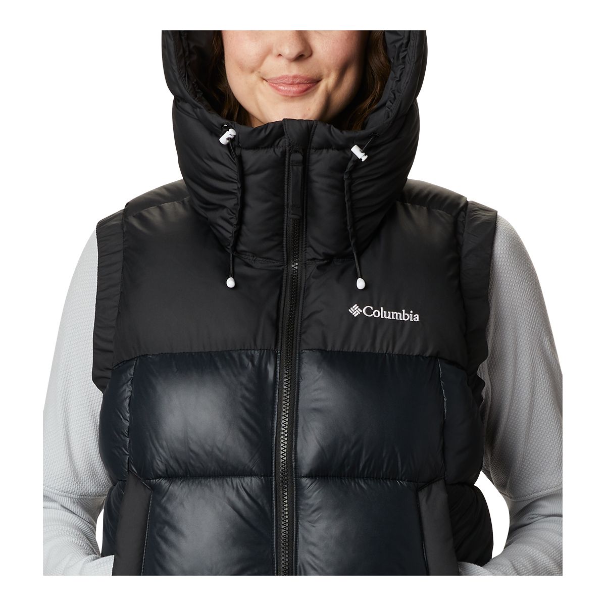 Columbia Women's Pike Lake II Vest, Hooded, Standard Fit, Winter