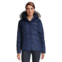 Columbia Women's Lay'D'Down Winter Ski Jacket Front_Flat