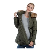 Modern Eternity Women's Rachel Maternity Jacket Front_Flat