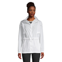 Columbia Women's Punchbowl Omni-Shade™ Packable Water-Resistant Hooded Jacket Front_Flat