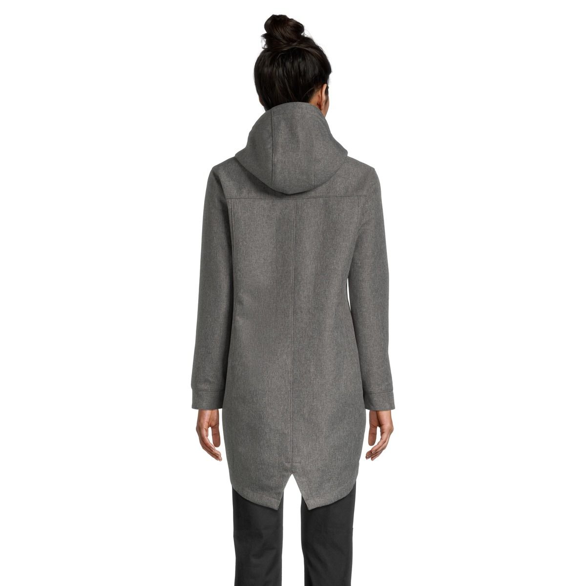 Hooded fleece hotsell coat womens