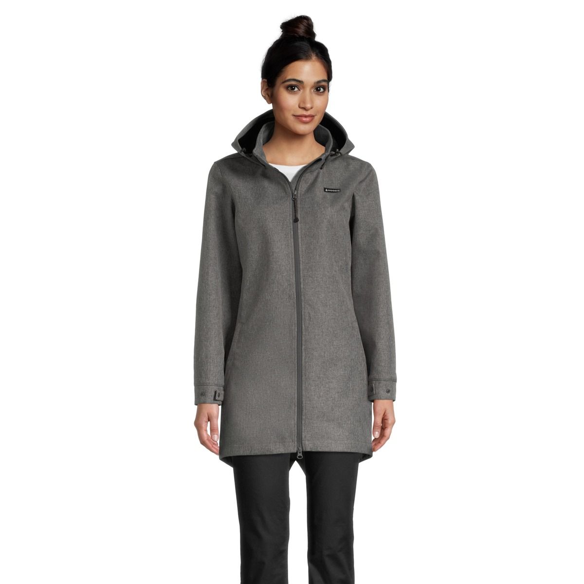 Hooded overcoat outlet women's