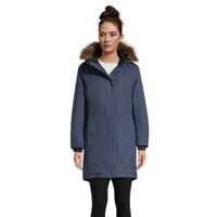 Ripzone Women's Clearwater Winter Parka/Jacket, Long, Insulated Synthetic, Hooded, Waterproof Front_Flat