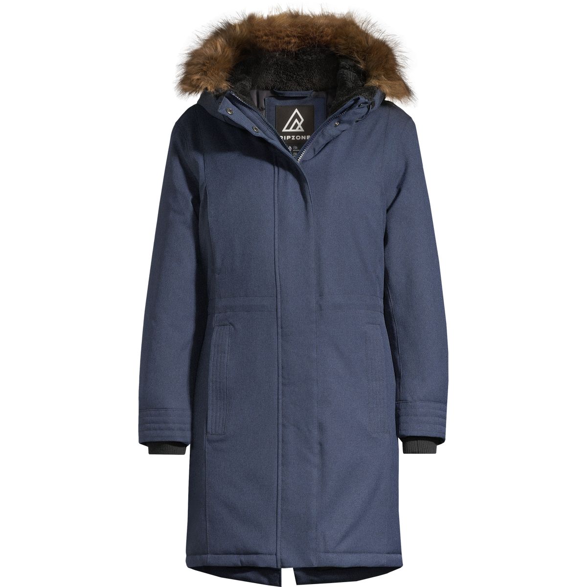 Ripzone Women's Clearwater Winter Parka/Jacket, Long, Insulated Synthetic, Hooded, Waterproof