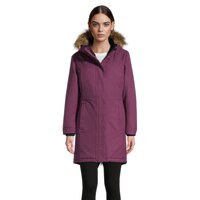 Ripzone Women's Clearwater Winter Parka/Jacket, Long, Insulated Synthetic, Hooded, Waterproof Front_Flat