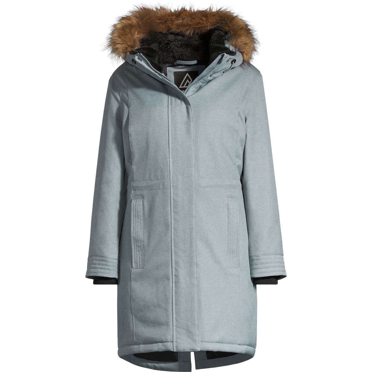 Ripzone Women's Clearwater Winter Parka/Jacket, Long, Insulated Synthetic, Hooded, Waterproof