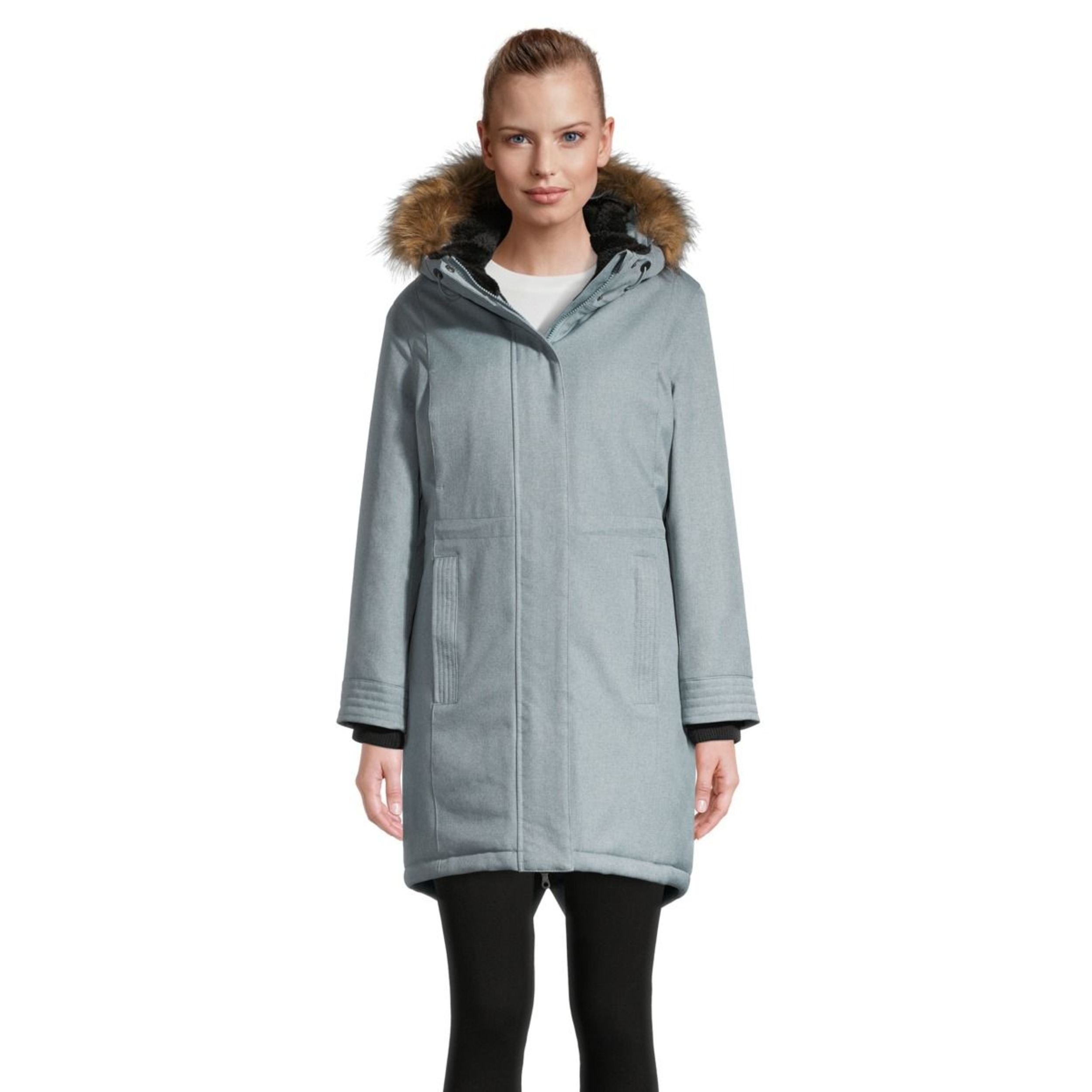 Ripzone Women's Clearwater Winter Parka/Jacket, Long, Insulated Synthetic, Hooded, Waterproof