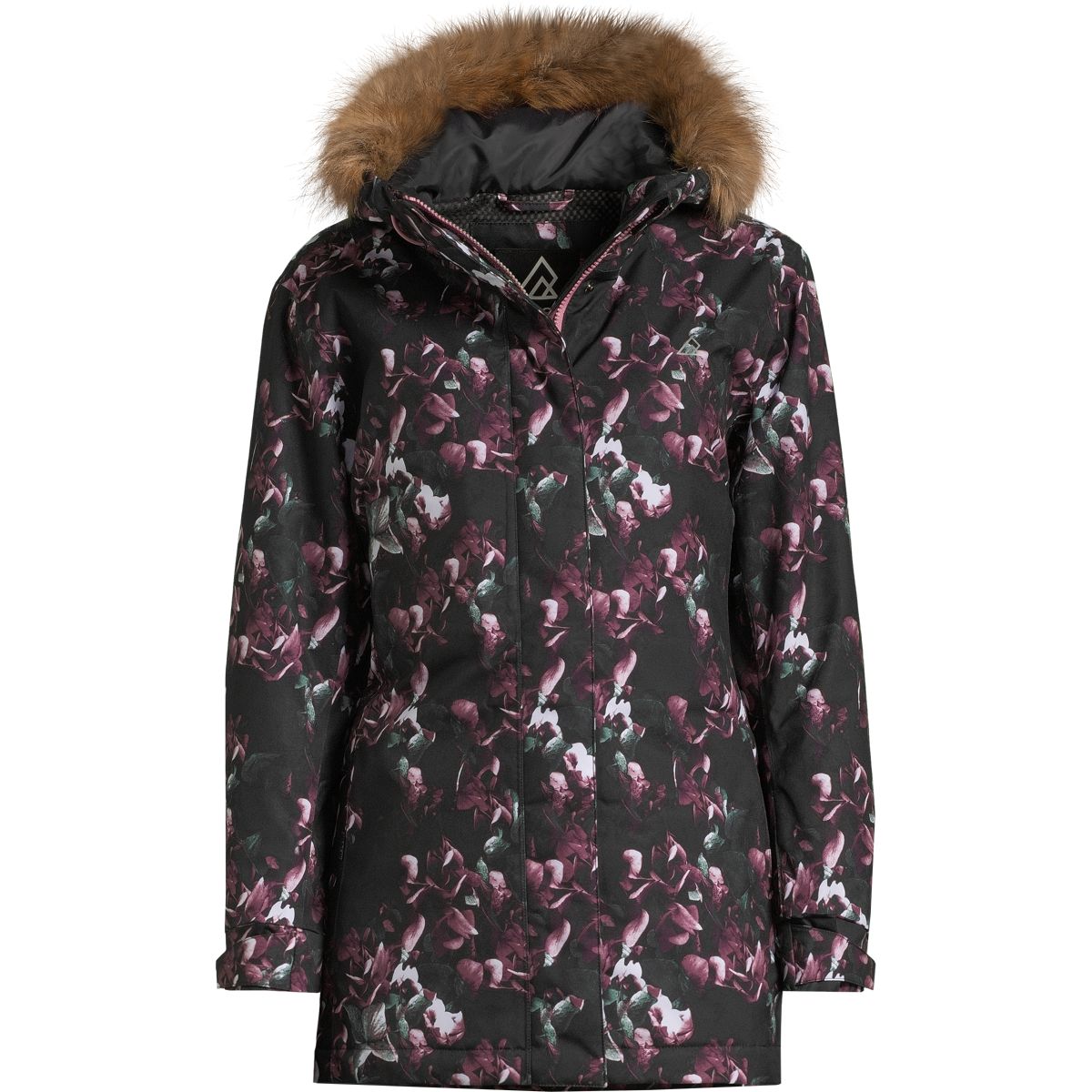 Ripzone Women's Pika Winter Ski Jacket, Insulated, Hooded, Waterproof