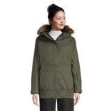 Ripzone Women's Lyton Winter Ski Jacket, Insulated, Hooded, Waterproof Front_Flat