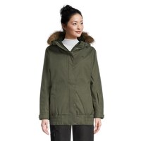 Ripzone Women's Lyton Winter Ski Jacket, Insulated, Hooded, Waterproof Front_Flat