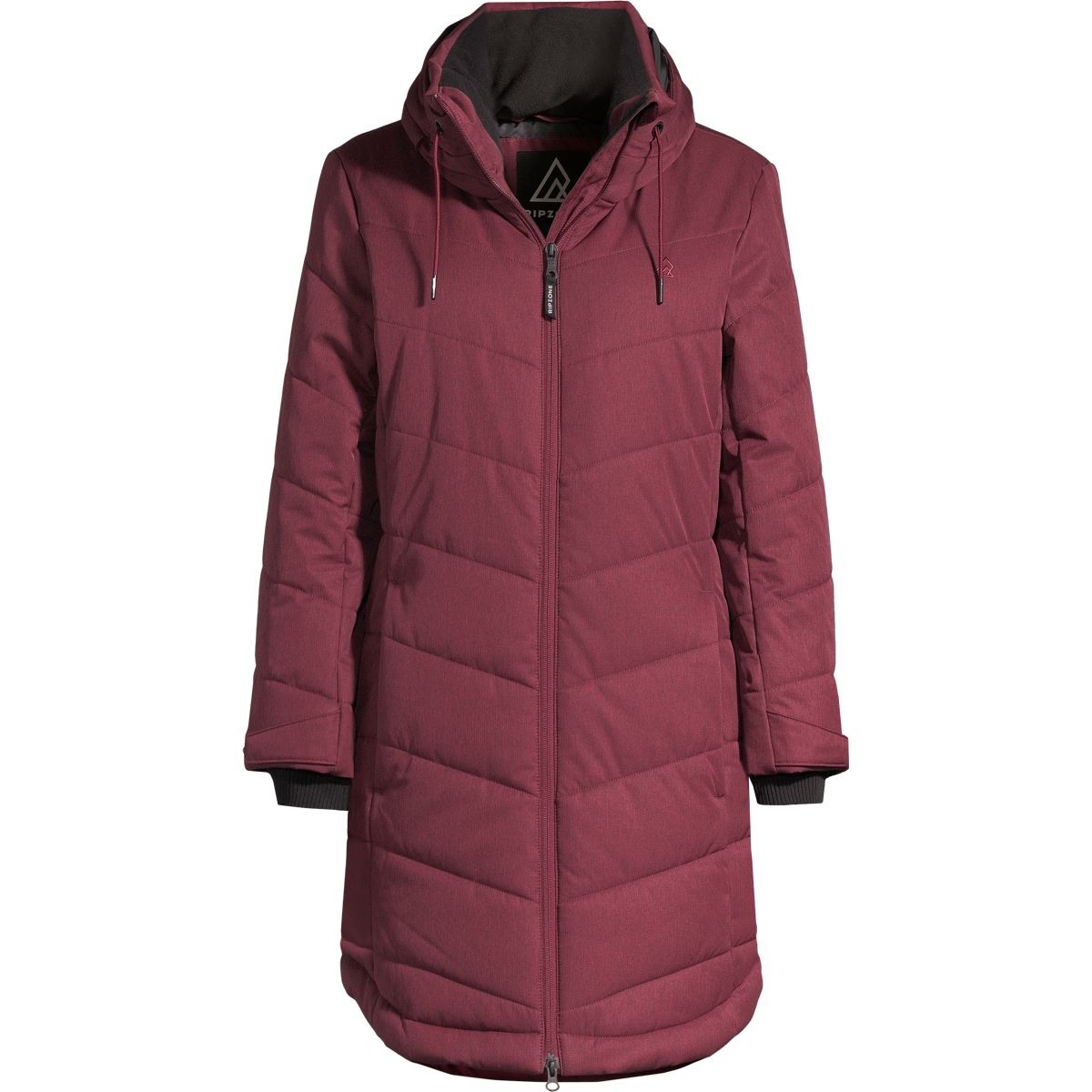 Ripzone Women's Whitehorn Insulated Winter Jacket, Long, Insulated Synthetic, Hooded