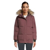 Woods Women's Worthington Bomber Winter Jacket, Long, Insulated, Hooded, Waterproof Front_Flat