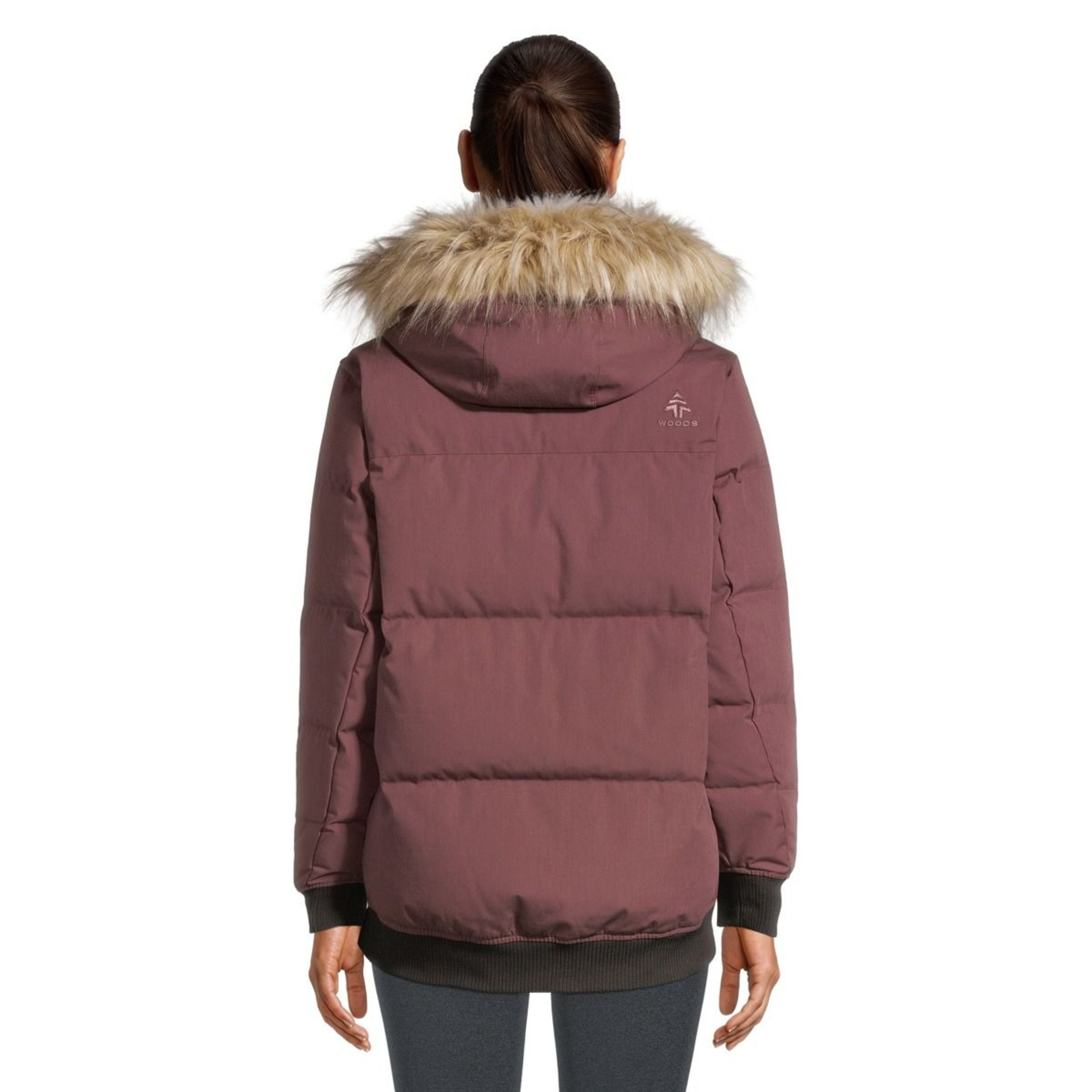 Woods Women's Worthington Bomber Winter Jacket, Long, Insulated, Hooded