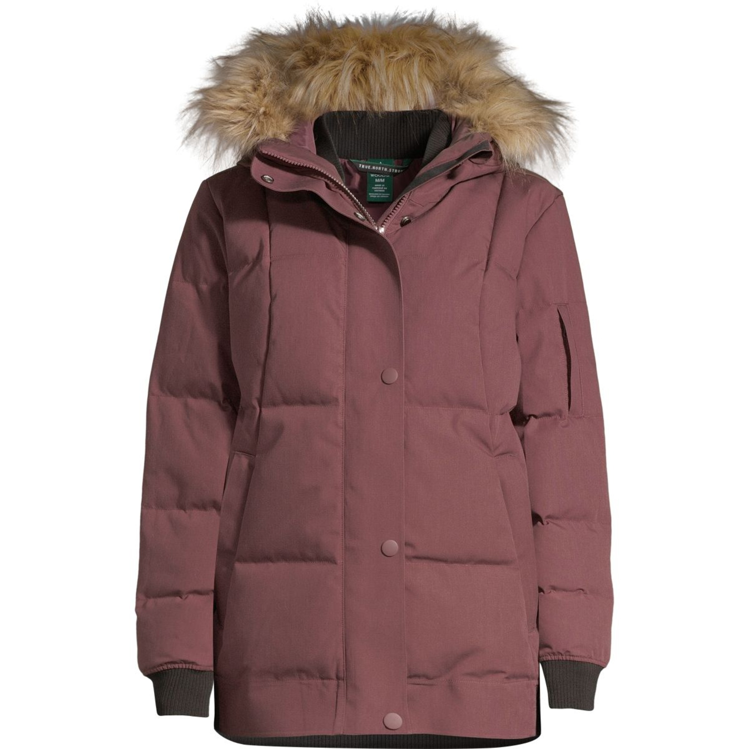 Woods Women's Worthington Bomber Winter Jacket, Long, Insulated, Hooded