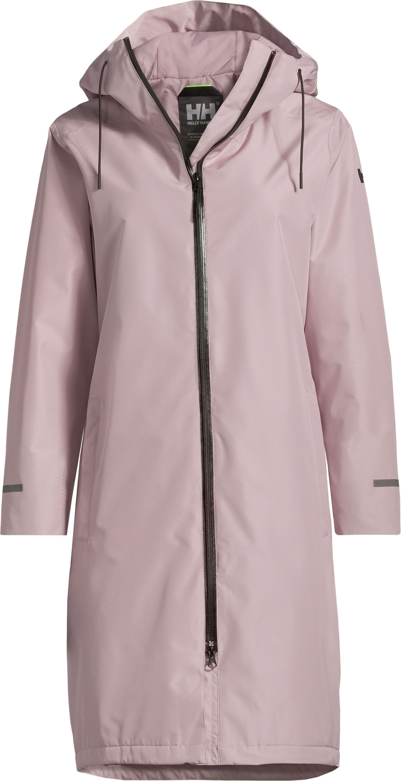 Helly Hansen Women's Aspire Hooded Rain Jacket, Breathable, Waterproof, Insulated, Long