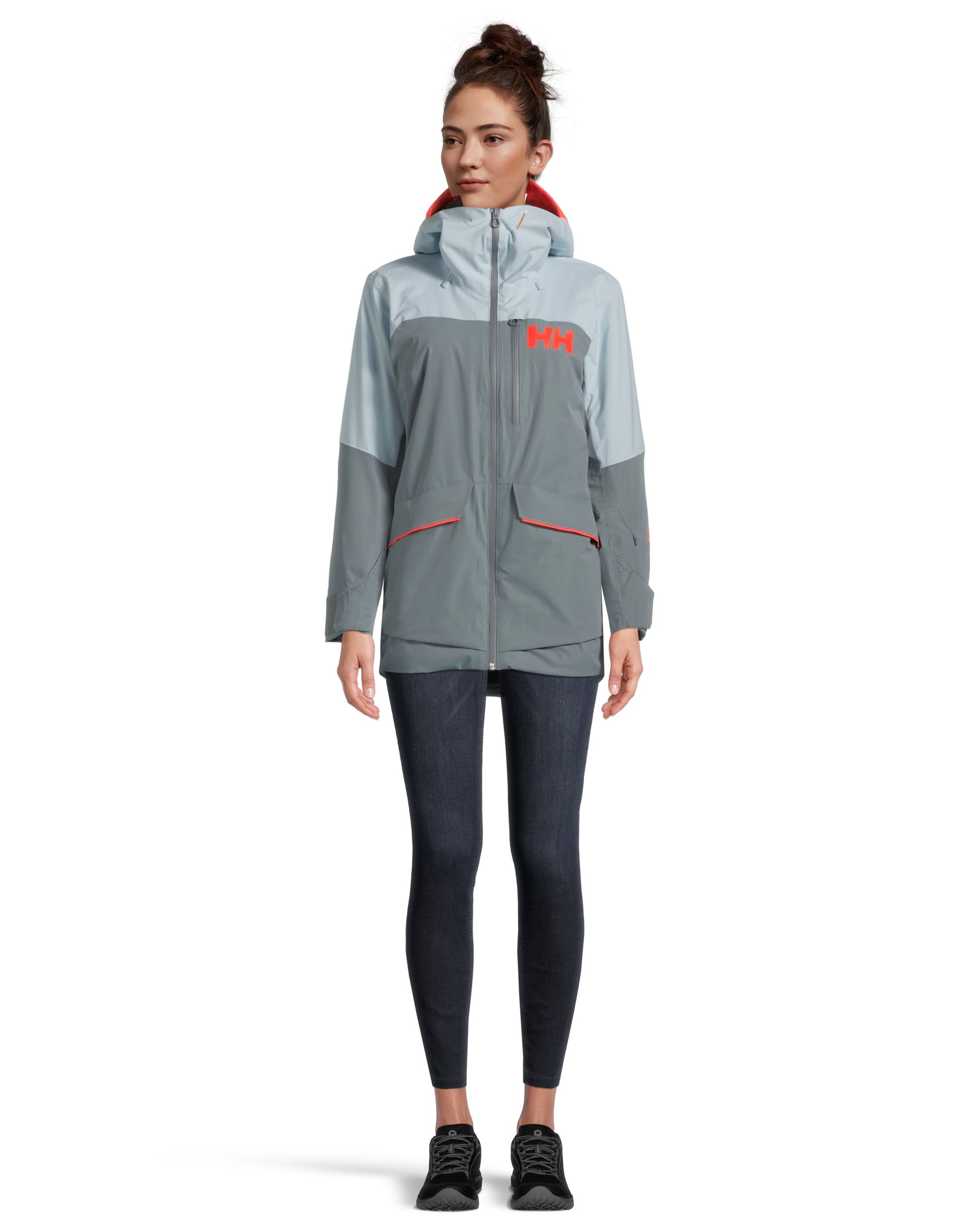 Helly Hansen Women's Powchaser Lifaloft Winter Ski Jacket, Insulated, Hooded, Waterproof