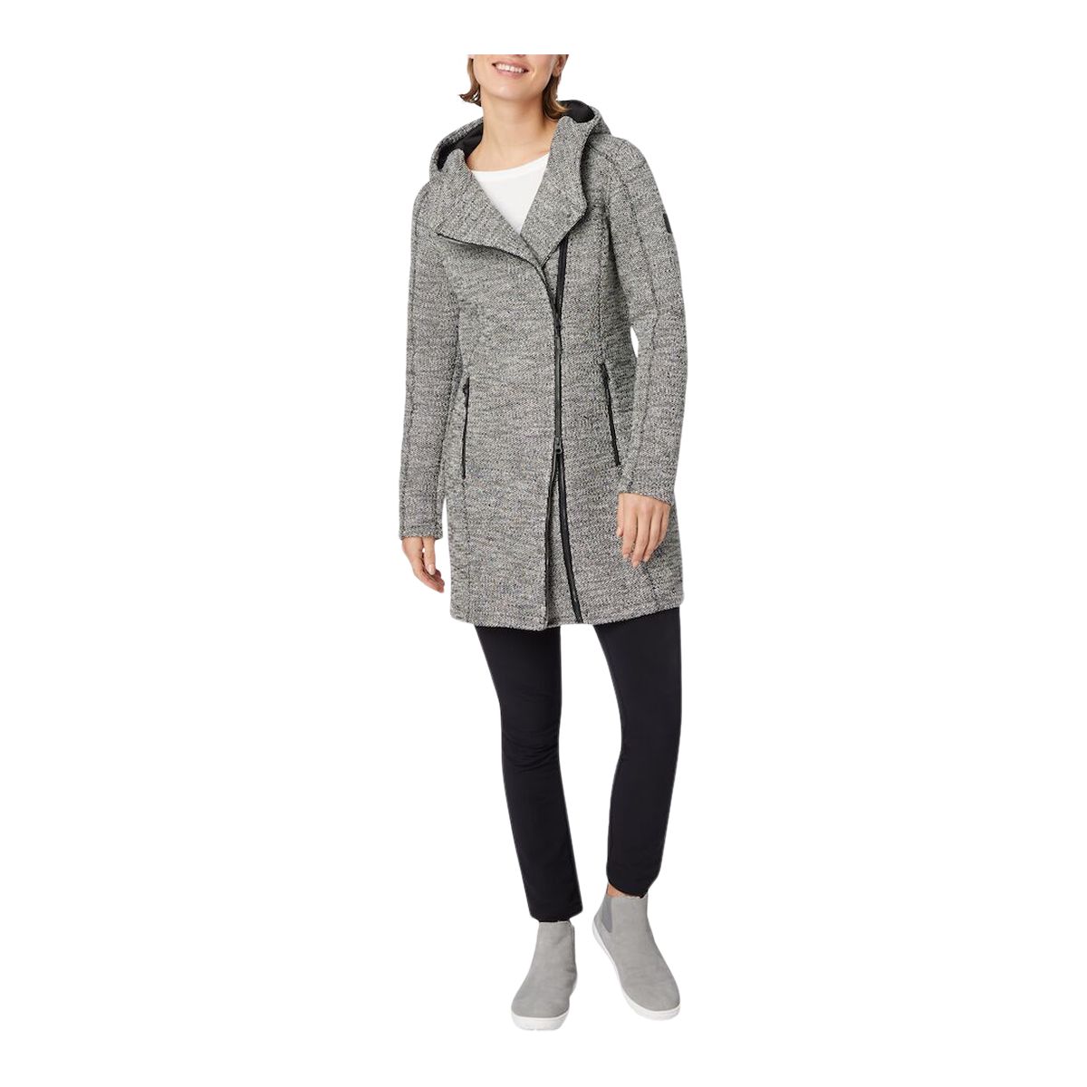 Mckinley women's valetta store hooded long fleece jacket