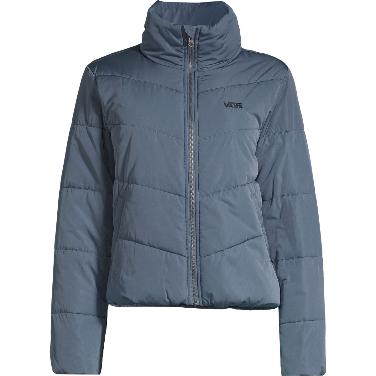 Vans Women's Foundry V Puffer Winter Jacket, Short, Insulated Synthetic, Water Repellent