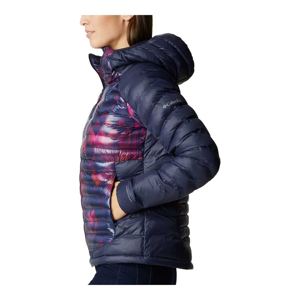 Columbia Women's Labyrinth Loop Midlayer Puffer Jacket, Insulated Synthetic, Hooded