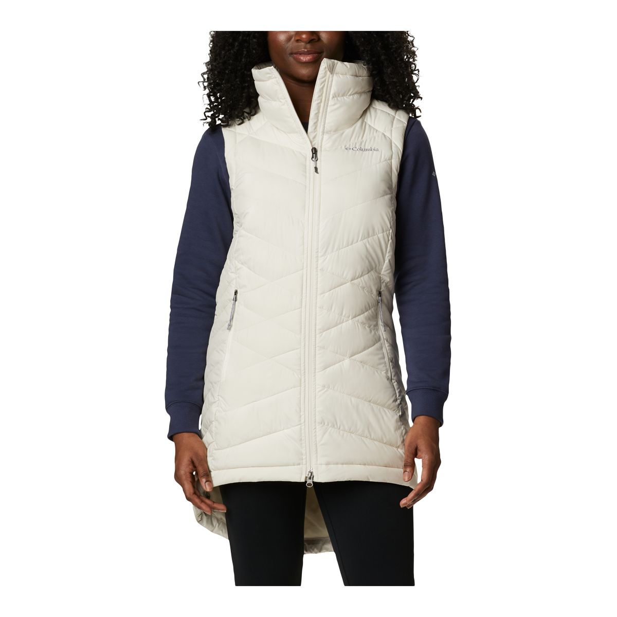 Image of Columbia Women's Heavenly Vest Insulated Semi-Fitted Winter Long
