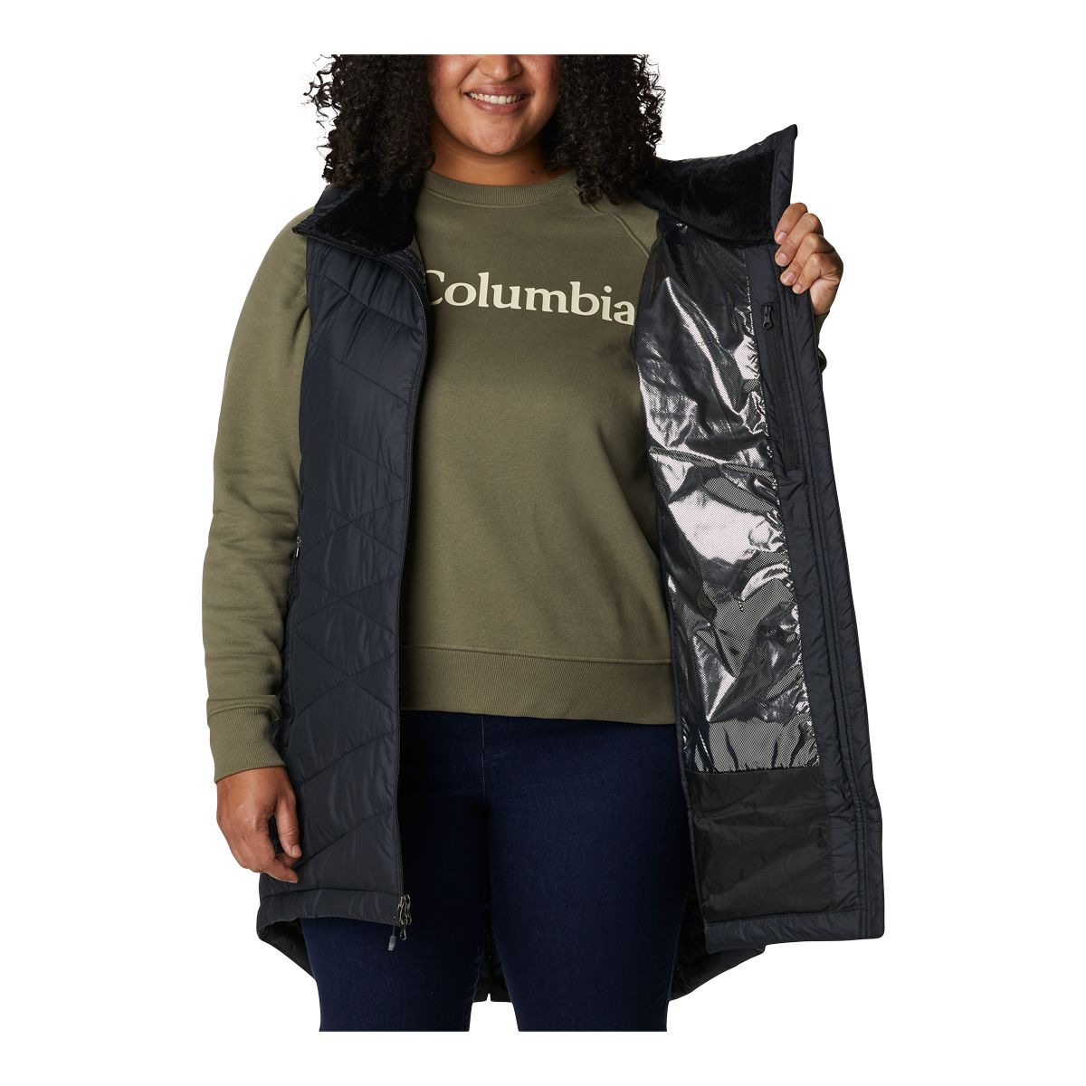 Columbia Women's Heavenly Vest, Insulated, Semi-Fitted, Winter, Long