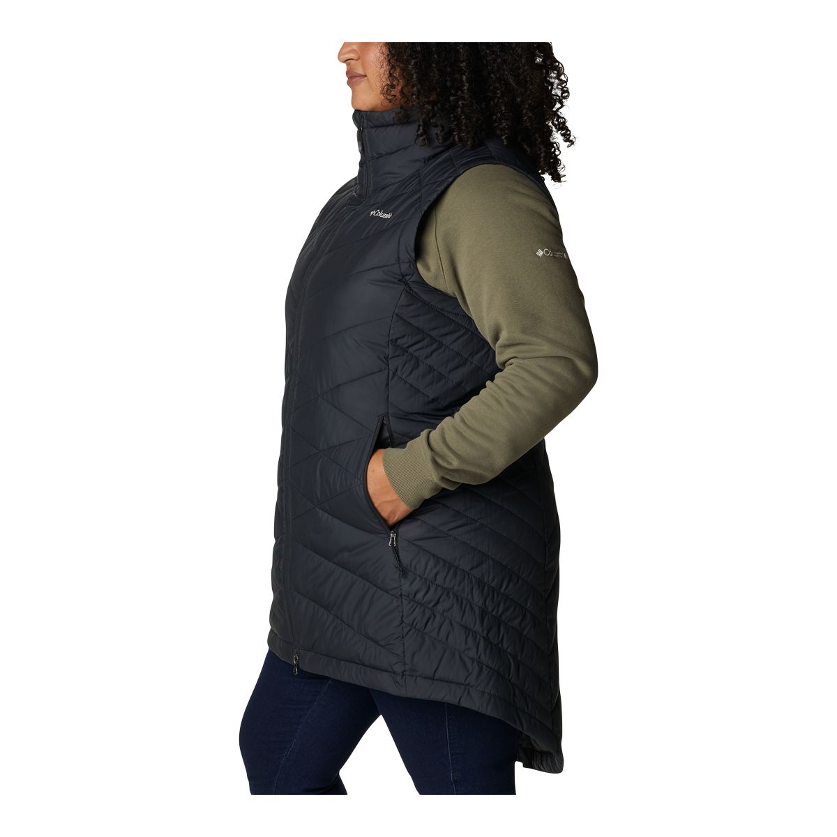 Columbia Women's Heavenly Vest, Insulated, Semi-Fitted, Winter, Long