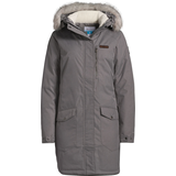 Columbia Women's Suttle Mountain Long Winter Jacket, Long, Insulated Synthetic, Hooded Front_Flat
