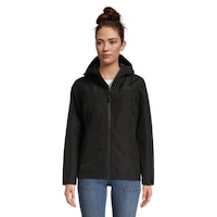The North Face Women's City Breeze II Hooded Rain Parka, Waterproof, Breathable, Windbreaker Front_Flat