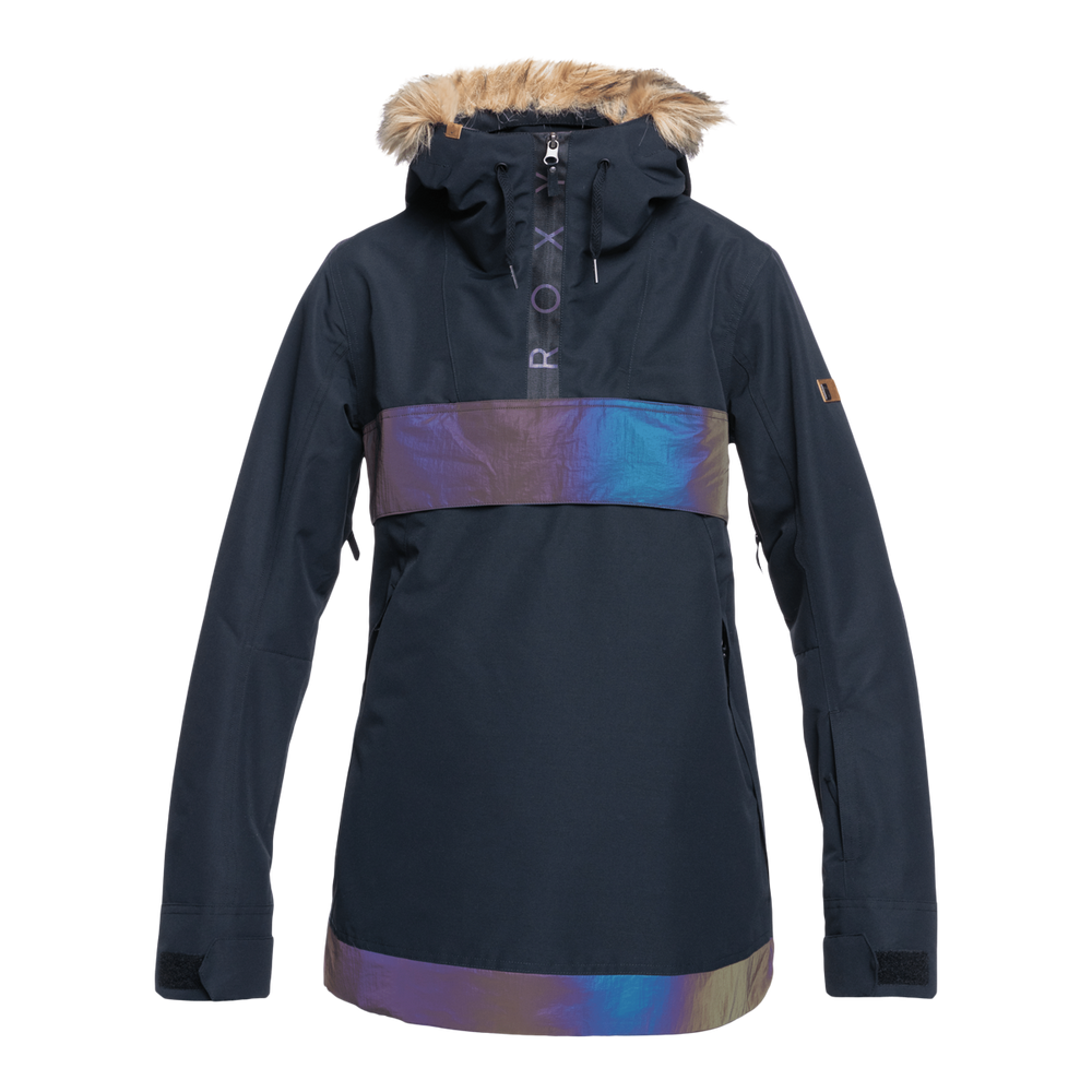 Stay warm and stylish on the slopes with the Roxy Dryflight Technology 10K  Girls Ski Jacket