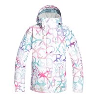 Roxy Women's Jetty Winter Ski Jacket, Insulated, Hooded, Waterproof Front_Flat