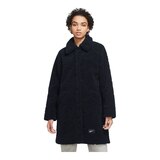 Nike Sportswear Women's Long Sherpa Jacket Front_Three_Fourths_Angled_Left