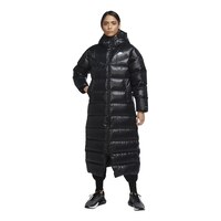 Nike Women's City Winter Parka/Jacket, Long, Insulated Down, Hooded Front_Flat