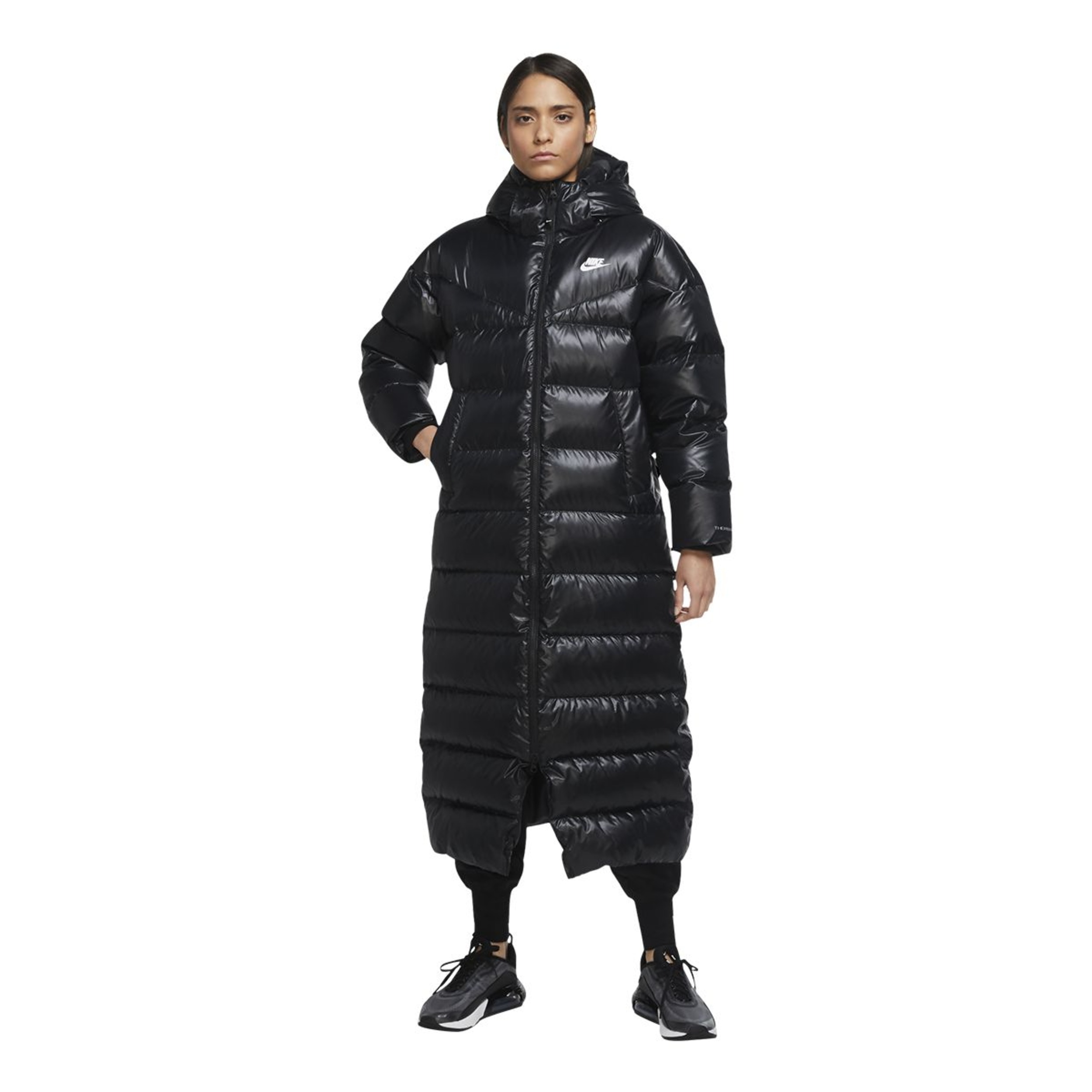 Nike Women's City Winter Parka/Jacket, Long, Insulated Down, Hooded