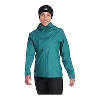Outdoor Research Women's Apollo Rain Jacket Front_Flat