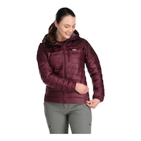 Outdoor Research Women's Helium Down Hoodie Front_Flat