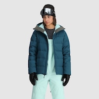Outdoor Research Women's Snowcrew Down Jacket Front_Flat