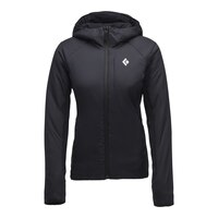 Black Diamond Women's First Light Hybrid Hoodie Front_Flat