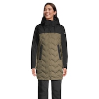 Columbia Women's Mountain Croo™ II Mid Down Jacket Front_Flat