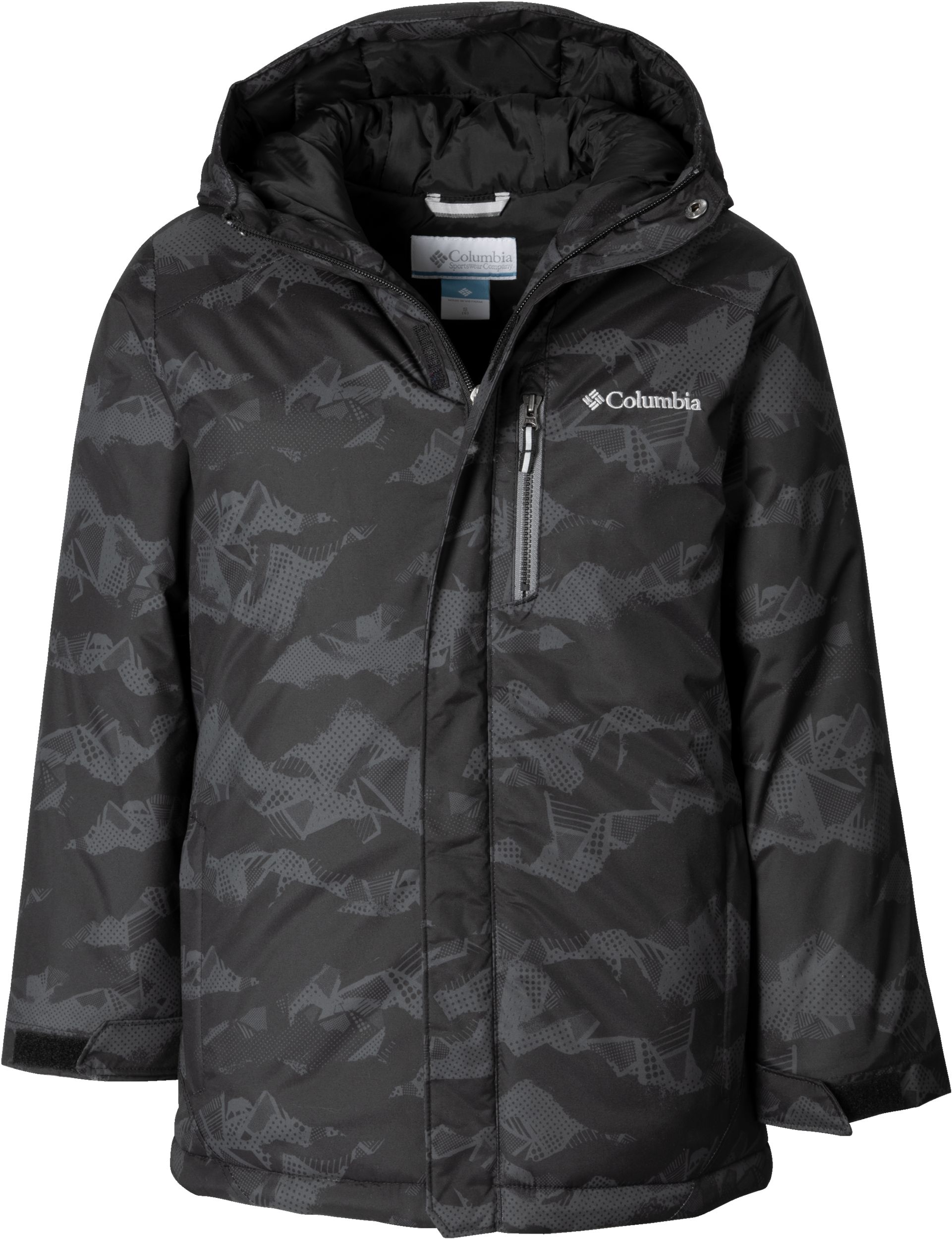 Columbia Boys' Alpine Free Fall II Winter Jacket, Kids', Ski, Insulated, Waterproof, Hooded