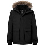 Woods Boys' Avens Winter Jacket/Parka, Kids', Down, Insulated, Waterproof, Hooded Front_Flat