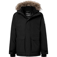 Woods Boys' Avens Winter Jacket/Parka, Kids', Down, Insulated, Waterproof, Hooded Front_Flat