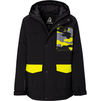 Ripzone Boys' Beau Winter Jacket, Kids', Ski, Insulated, Waterproof, Hooded Front_Flat