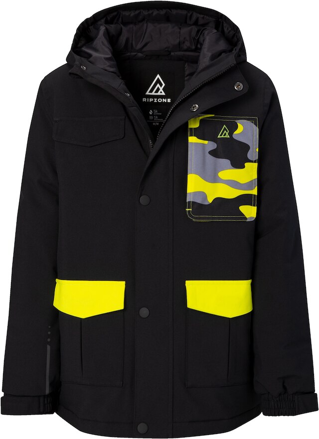Ripzone Boys' Beau Winter Jacket, Kids', Ski, Insulated, Waterproof ...