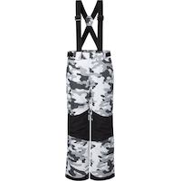 Ripzone Kids' Rowe Printed Snow Pants, Boys', Winter, Ski, Insulated Front_Flat